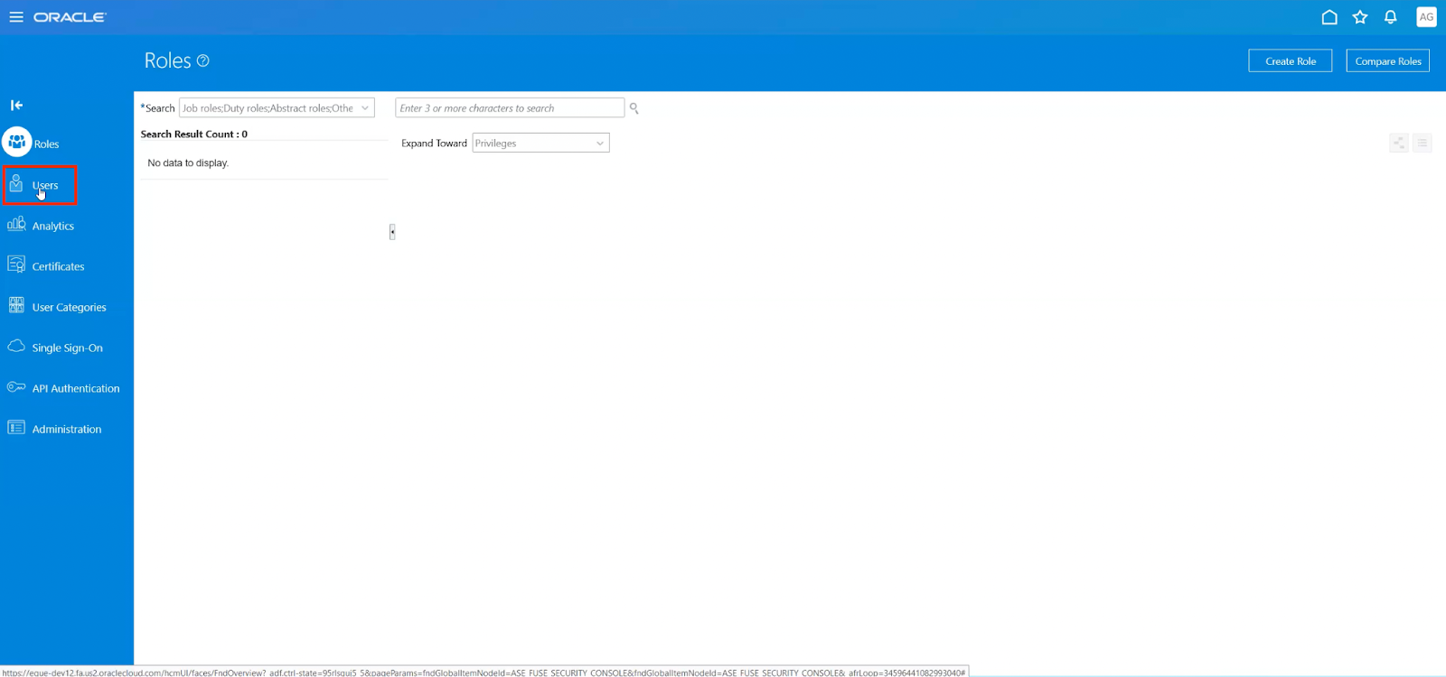 Sélection d'Utilisateurs (Users)